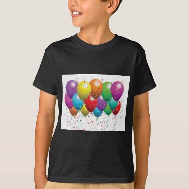 Camiseta balloon_birthday_card_customize-r11e61ed9b9074290b (Anverso)