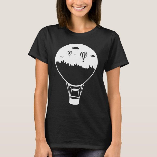 Camiseta Balloon Ride Gas Balloon Hot Air Balloon Ride (Anverso)