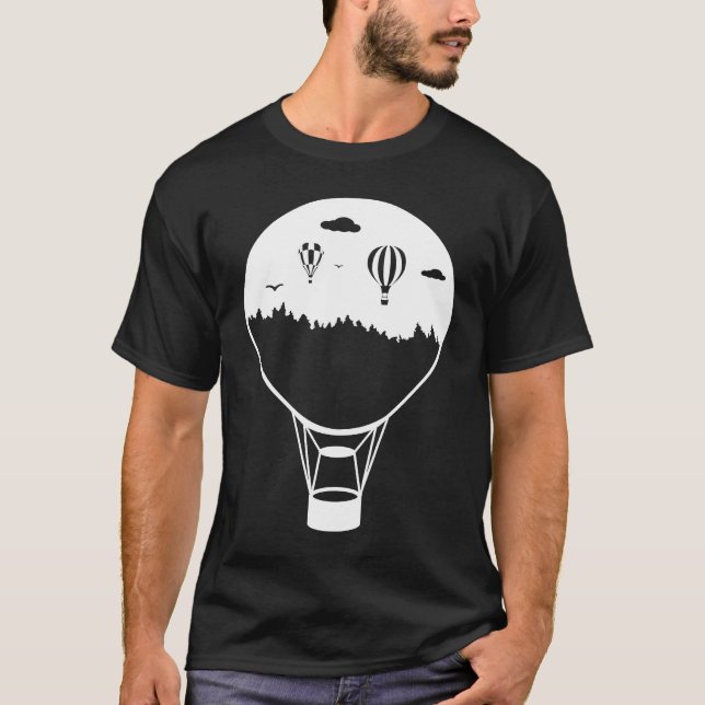 Camiseta Balloon Ride Gas Balloon Hot Air Balloon Ride (Anverso)