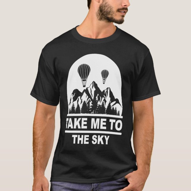 Camiseta Balloonist hot air balloon ride gas balloon (Anverso)