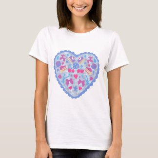Camiseta Balloons & Sweet Treats Gingham Heart