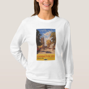 Camiseta Balneario real, poster británico de los
