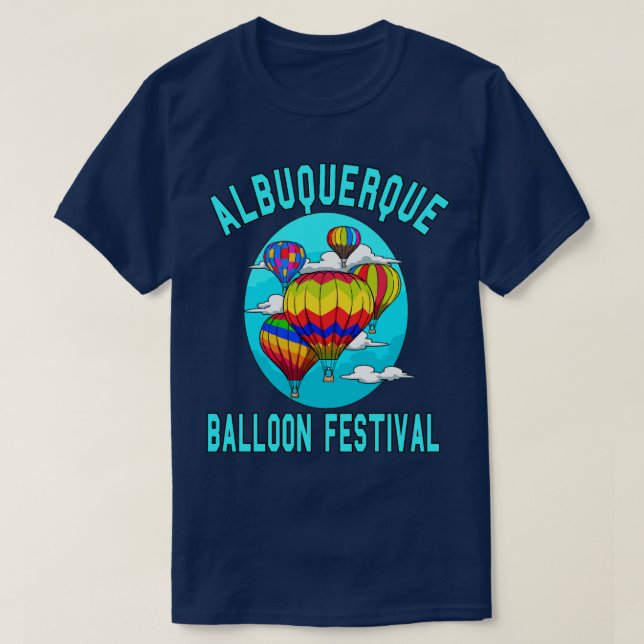 Camiseta Balón Albuquerque Nuevo México Festival de aire ca (Diseño del anverso)