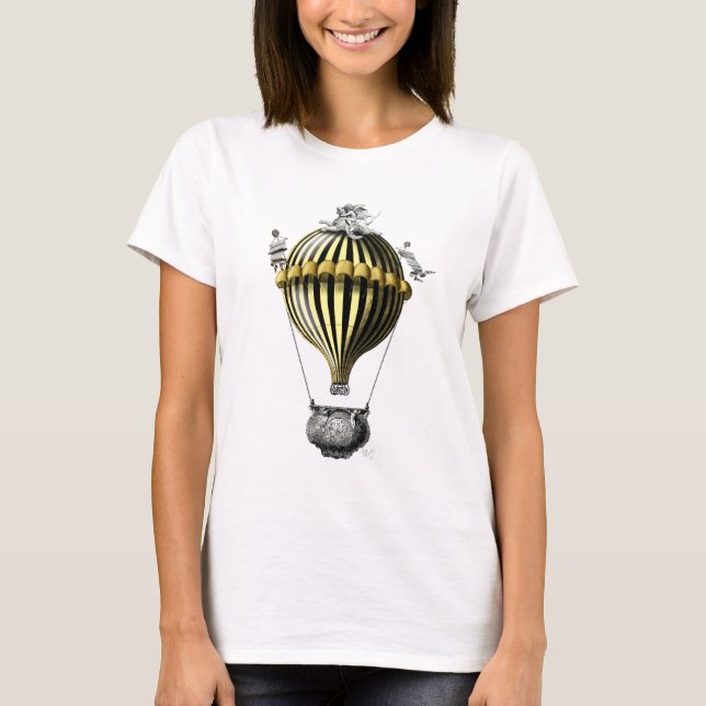 Camiseta Balón barroco amarillo negro (Anverso)