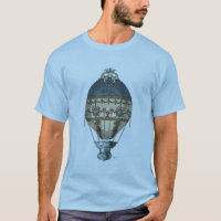 Balón barroco azul y crema