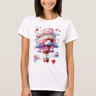 Camiseta Balón de aire caliente de cuento de hadas