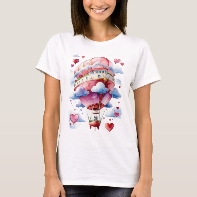 Camiseta Balón de aire caliente de cuento de hadas (Anverso)