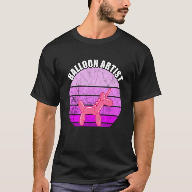 Camiseta Balón de animales de globo de globo aerostático Vi (Anverso)