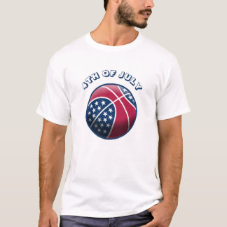 Camiseta Balón de baloncesto americano