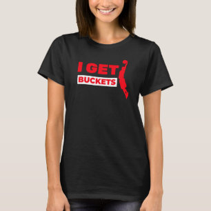Camiseta Balón de básquet tengo baldes