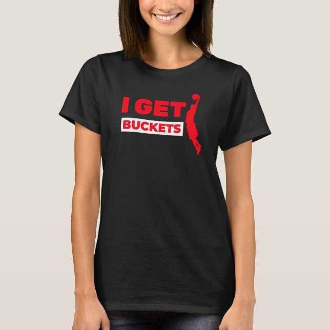 Camiseta Balón de básquet tengo baldes (Anverso)