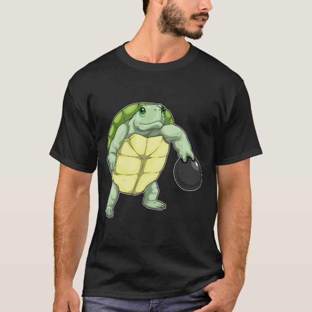 Camiseta Balón de bolos de tortuga (Anverso)