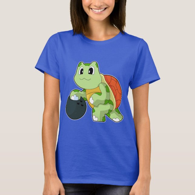 Camiseta Balón de bolos de tortuga (Anverso)