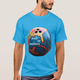Camiseta Balón de bolos representando el golfo de américa