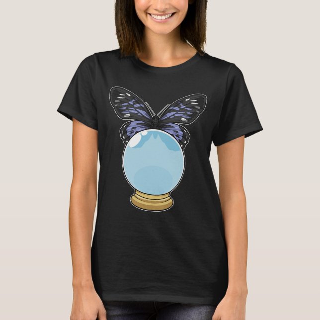 Camiseta Balón de cristal de mariposa (Anverso)