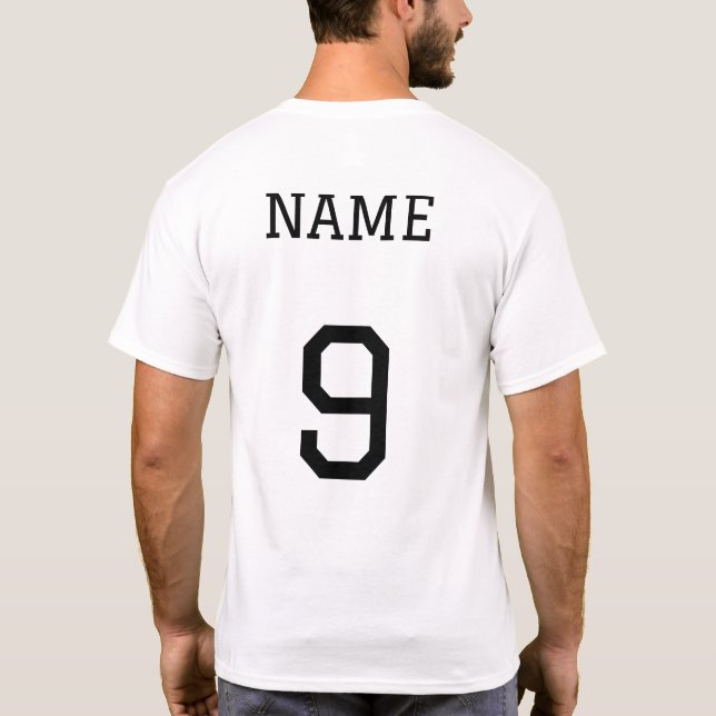 Camiseta Balón de fútbol americano personalizado (Reverso)