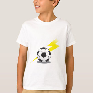 Camiseta Balón de fútbol con el rayo