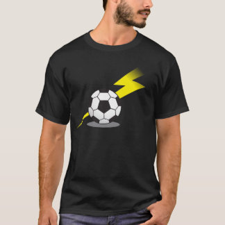 Camiseta Balón de fútbol con el rayo