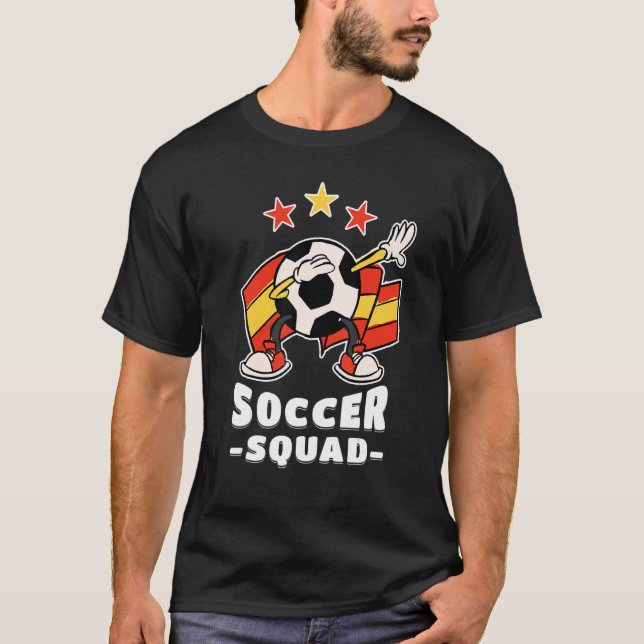 Camiseta Balón de fútbol de Dabbing (Anverso)
