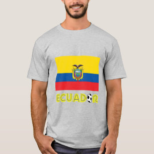 Camiseta balón de fútbol de Ecuador
