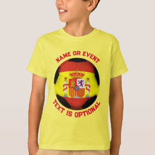 Camiseta Balón de fútbol de España