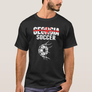 Camiseta Balón de fútbol de Georgia en la red partidarios