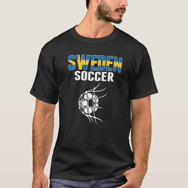Camiseta Balón De Fútbol De Suecia En Net Goal (Anverso)
