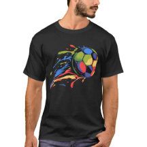 Balón de Fútbol Dinámico Salpicadura de Pintura Co