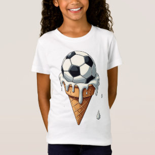 Camiseta Balón de fútbol en un helado