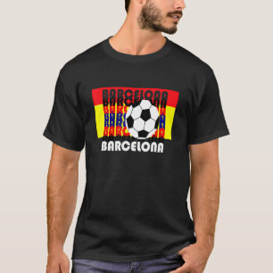 Camiseta Balón de fútbol europeo Bandera Española Deportes