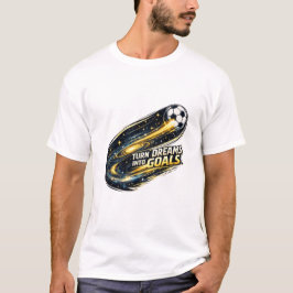 Camiseta Balón de Fútbol Galaxia | Convierte Sueños en Meta