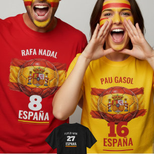 Camiseta Balón de fútbol Orgullo del Equipo Nacional de Esp