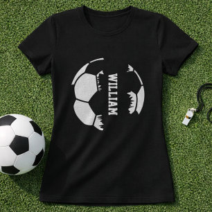 Camiseta Balón de Fútbol Roto con Nombre Personalizado