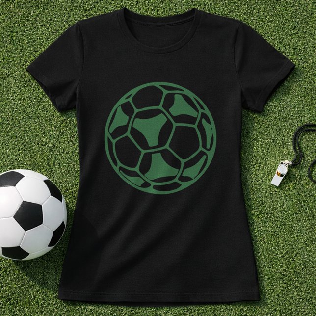 Camiseta Balón de Fútbol Verde Mínimo (Subido por el creador)