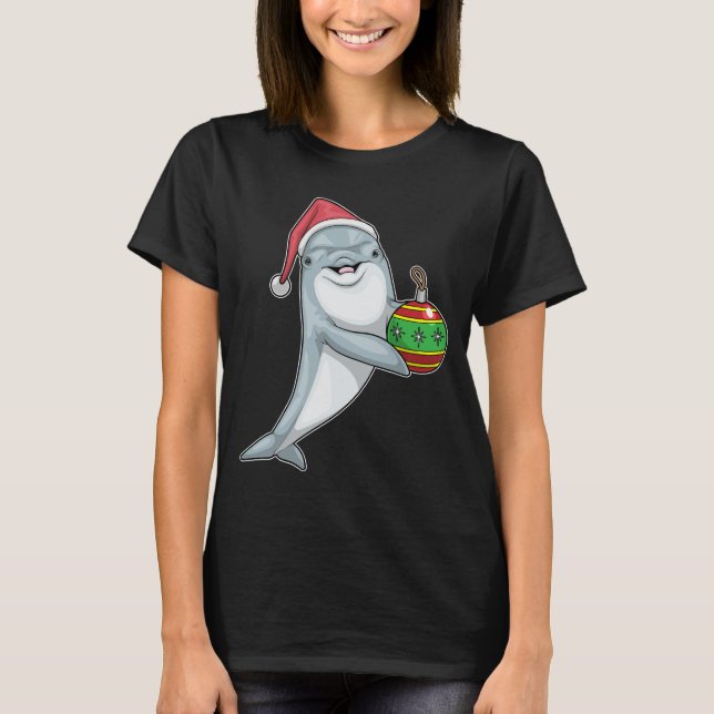 Camiseta Balón de Navidades de Navidades delfines (Anverso)