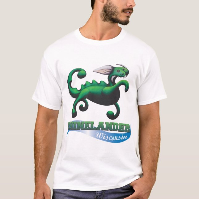 Camiseta Balón de playa Hodag Rhinelander Wisconsin (Anverso)