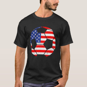 Camiseta Balón por país de hinchas estadounidenses del mund
