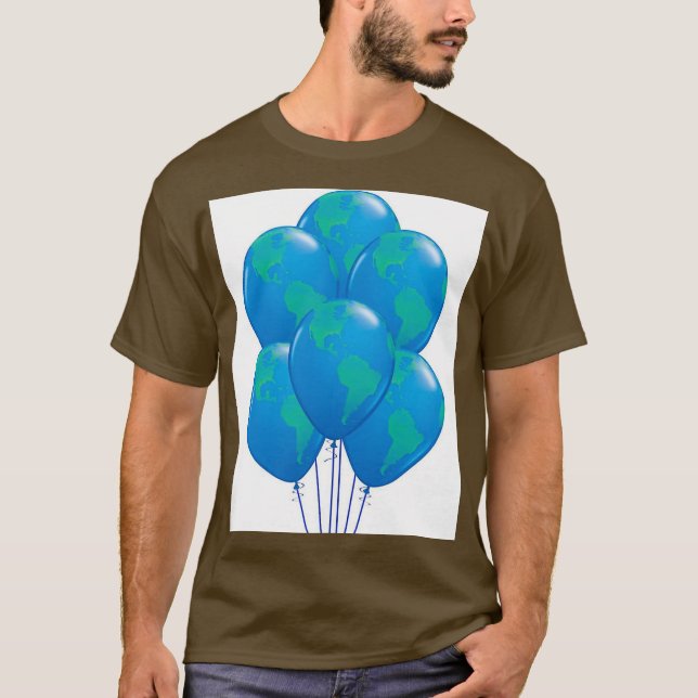 Camiseta Balón tardío biodegradable de qualate Globe de 11  (Anverso)