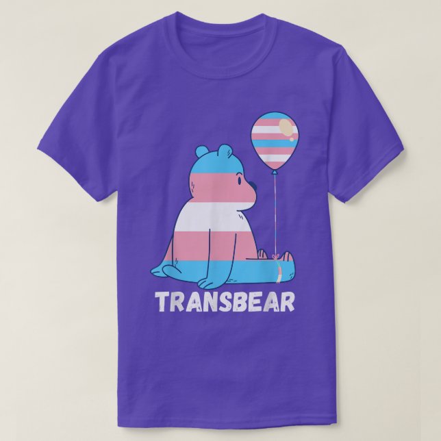 Camiseta Balón transgénero: igualdad del orgullo transgéner (Diseño del anverso)