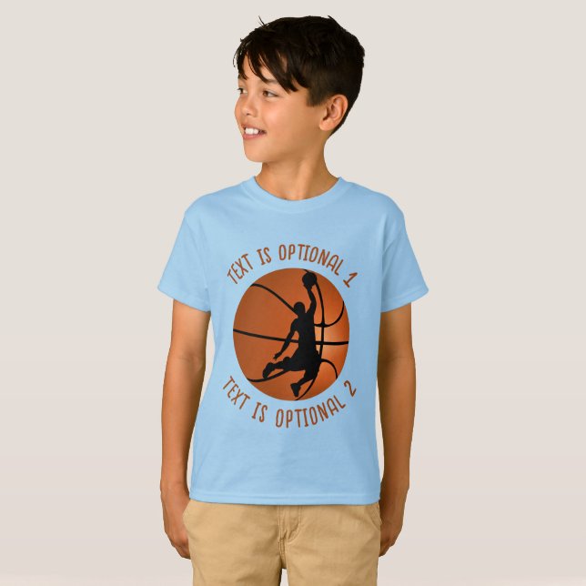 Camiseta Baloncestista de Basketball (Anverso completo)