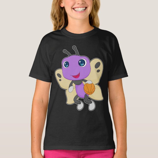 Camiseta Baloncestista de mariposa Baloncesto (Anverso)