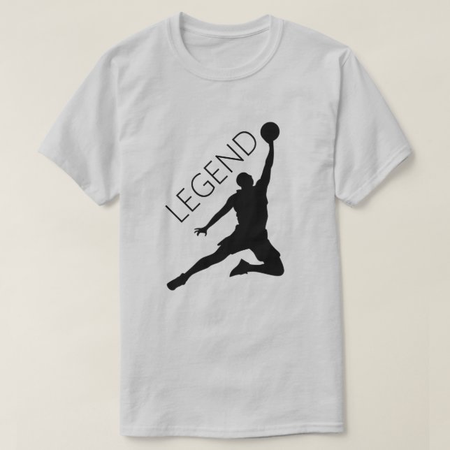 Camiseta Baloncestista de Silhouette (Diseño del anverso)