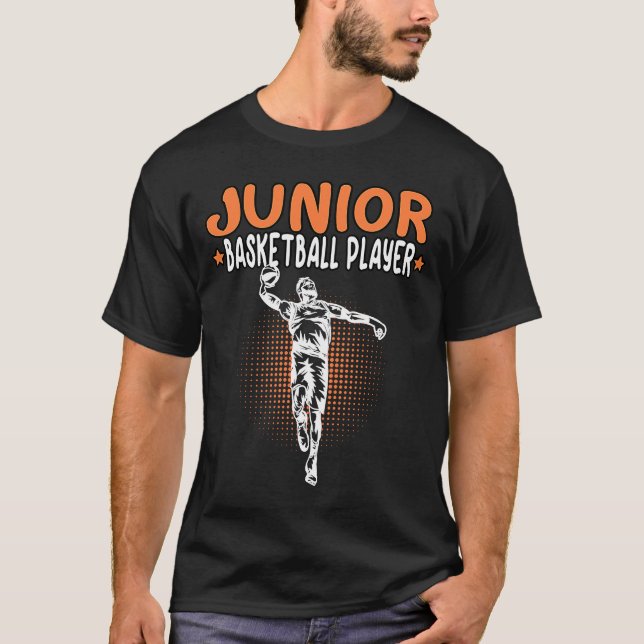 Camiseta Baloncestista Jugador de Baloncesto Juvenil (Anverso)