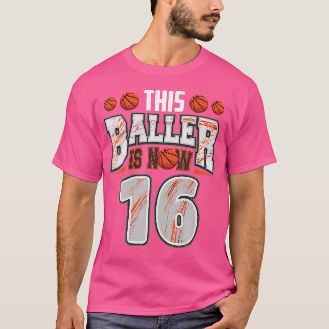 Camiseta Baloncestista Jugador De Baloncesto Niño De 16 Año (Anverso)