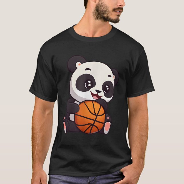 Camiseta Baloncestista Panda (Anverso)