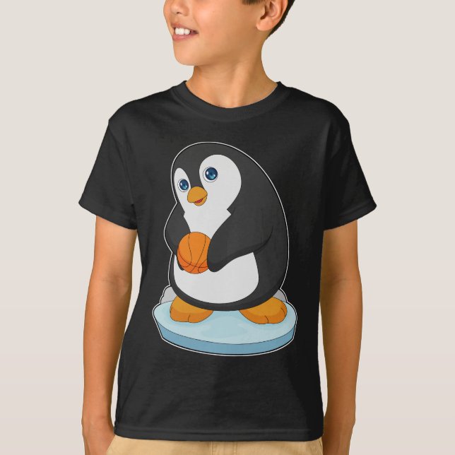 Camiseta Baloncestista Pingüino (Anverso)