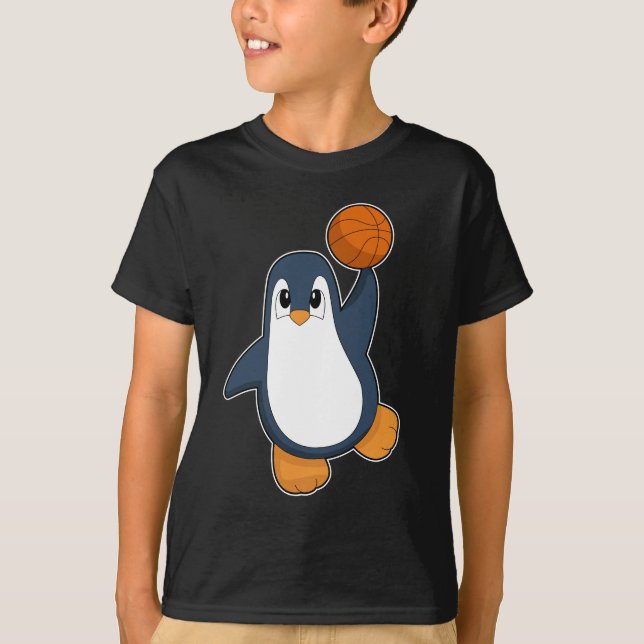 Camiseta Baloncestista Pingüino (Anverso)