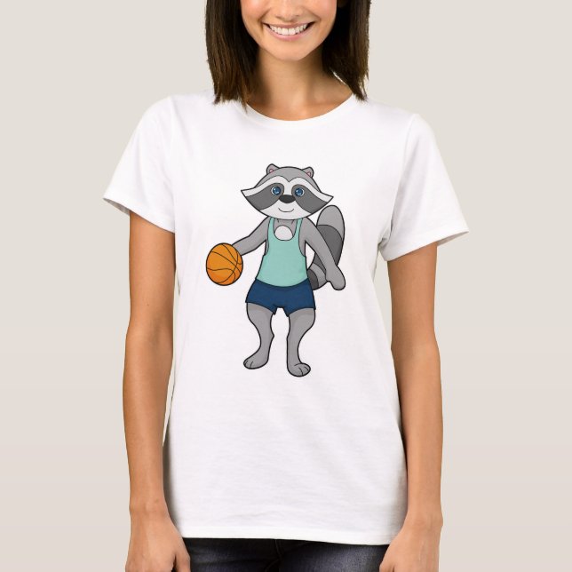 Camiseta Baloncestista Racoon (Anverso)