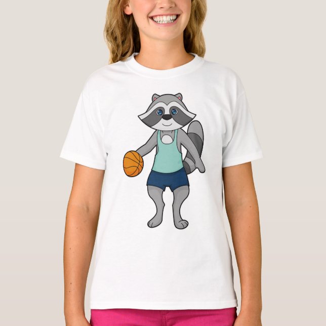 Camiseta Baloncestista Racoon (Anverso)