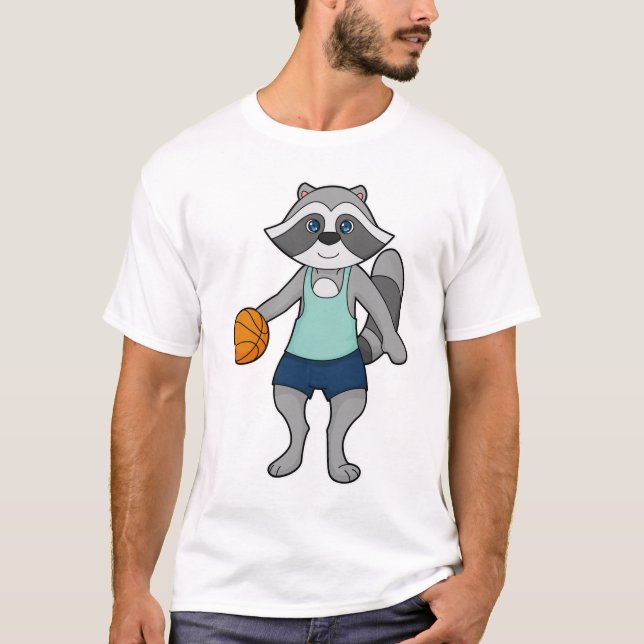 Camiseta Baloncestista Racoon (Anverso)
